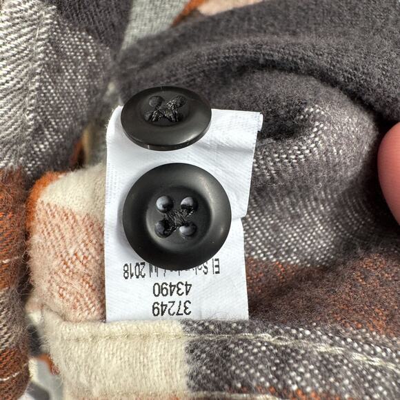 REI Shirt Mens Large Plaid Flannel Button Up Outdoor Workwear Casual - Picture 10 of 12